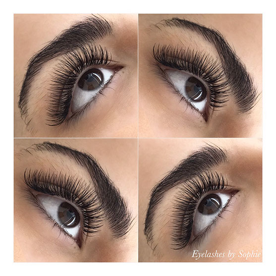 Swindon beautiful eyelash extensions from Eyelashes by Sophie