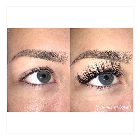 Swindon beautiful eyelash extensions from Eyelashes by Sophie